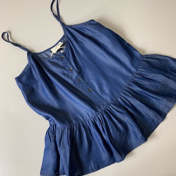 Universal Thread Chambray Spaghetti Strap Tank Top - Picture 5 of 10